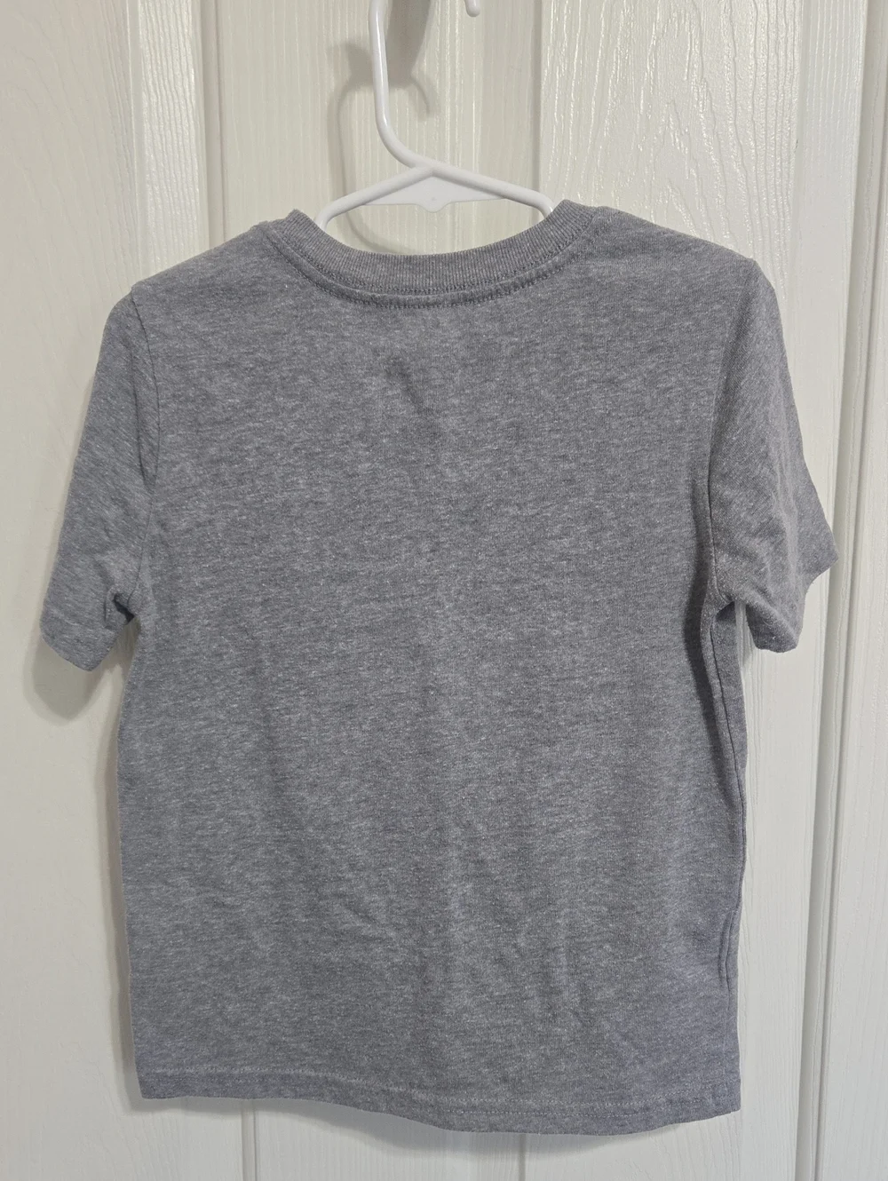 365 Kids grey shark shirt with matching blue ombre shorts